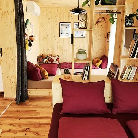 Modernes Tiny House Am Wald 別荘